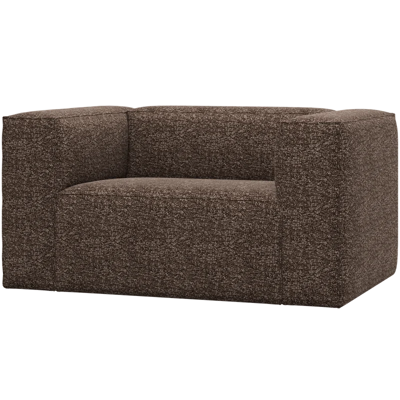 Bean sessel braun melange