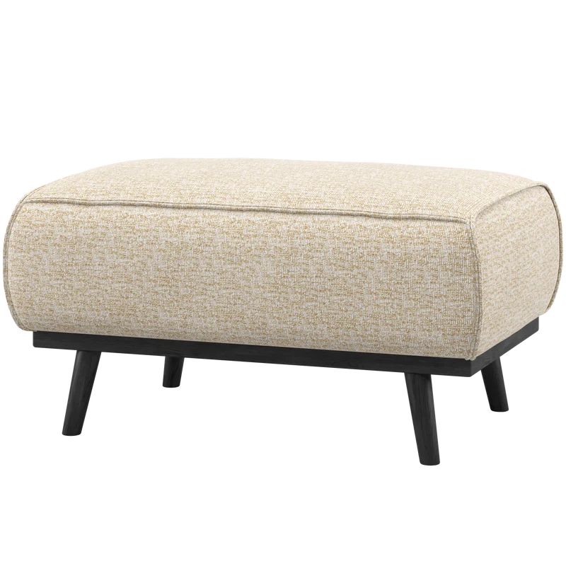 Statement hocker beige melange