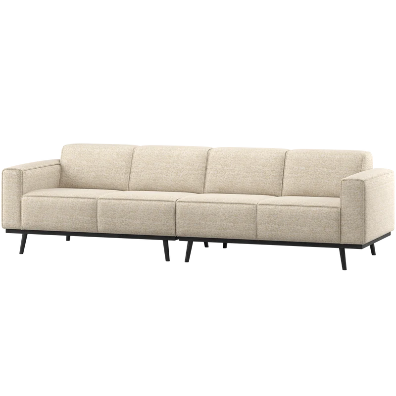 Statement 4-sitzer sofa 280 cm beige melange