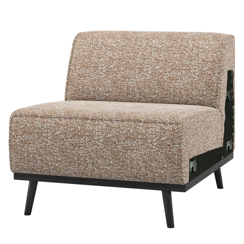 Statement 1-sitzer element hellbraun melange