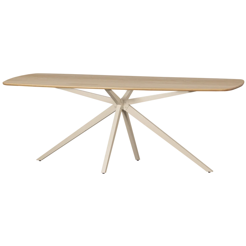 Tablo Esstisch dänisch oval vj 220 x 100 cm transparent