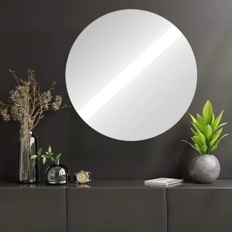 Puristischer Spiegel ENJA 40cm rahmenlos 4mm ESG-Sicherheitsglas