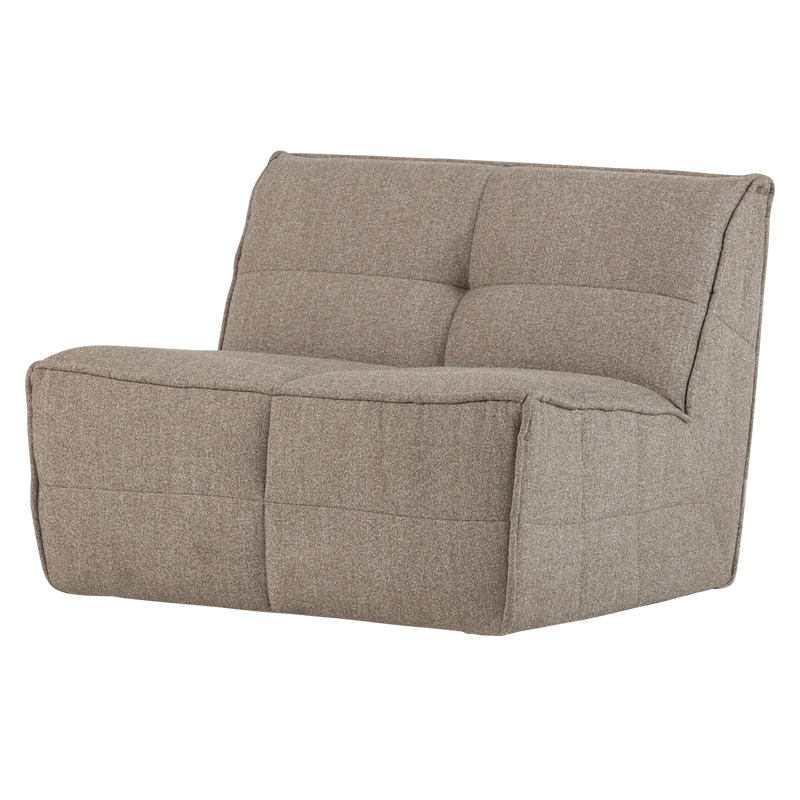 Cluster 1-Sitzer-Element Bouclé Khaki Braun