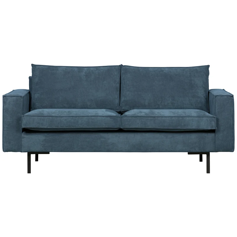 Arwin 2,5-Sitzer-Sofa Stahlblau