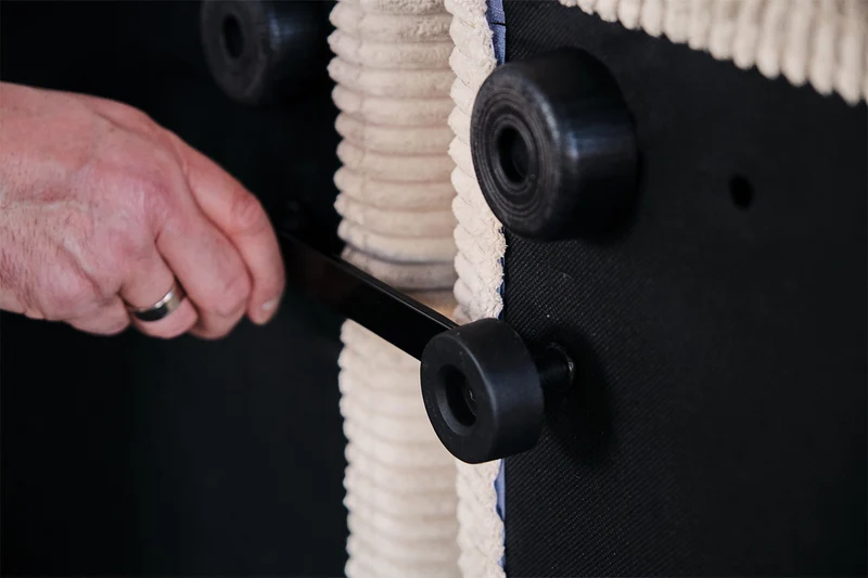 KAWOLA Modulsofa WIOLO SOFT 3 Module 3 Rückenkissen Cord cremeweiß