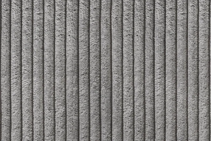 KAWOLA Sofa MADELINE 2-Sitzer Cord grau
