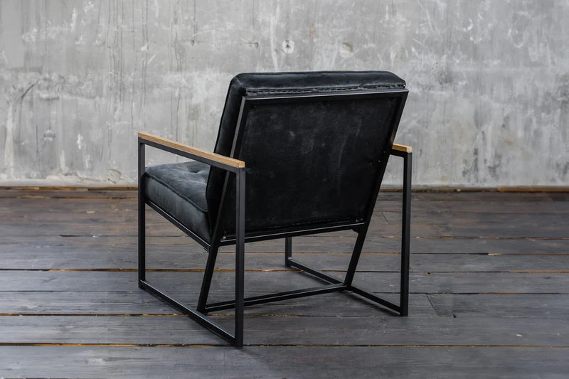 KAWOLA Sessel ARLY Polstersessel Bezug Velvet schwarz