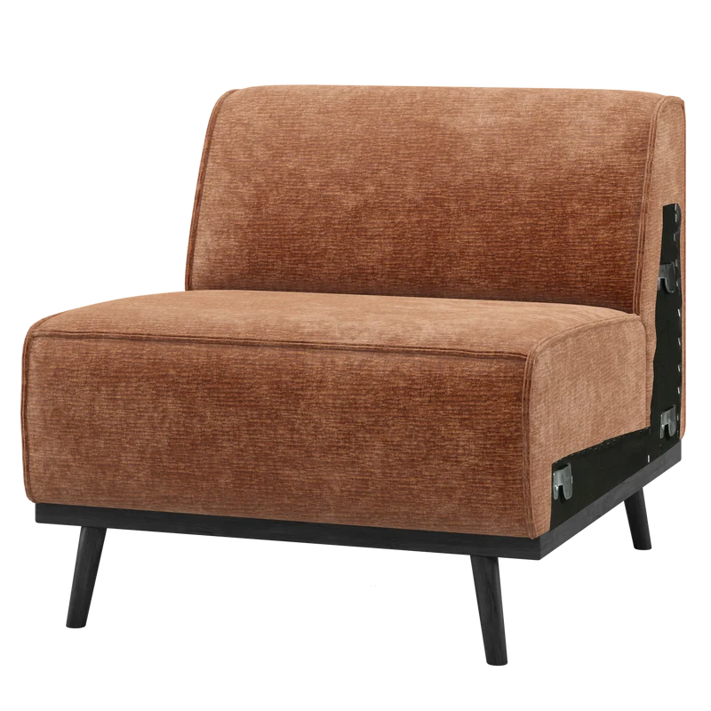 Statement 1-sitzer element chenille samt terra