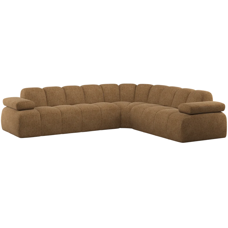 Mojo ecksofa rechts honiggelb