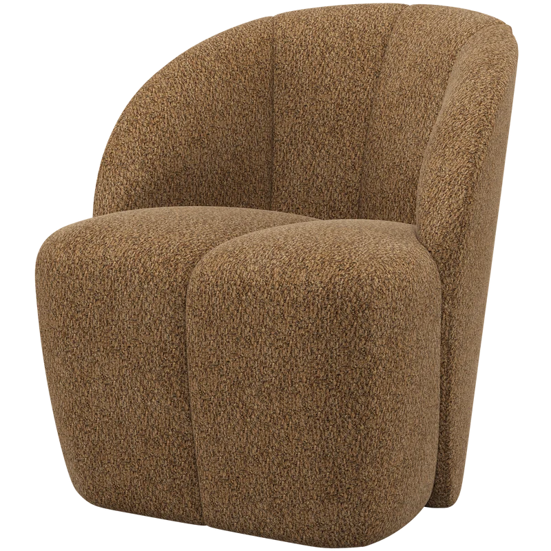 Mojo drehfauteuil wollig honiggelb