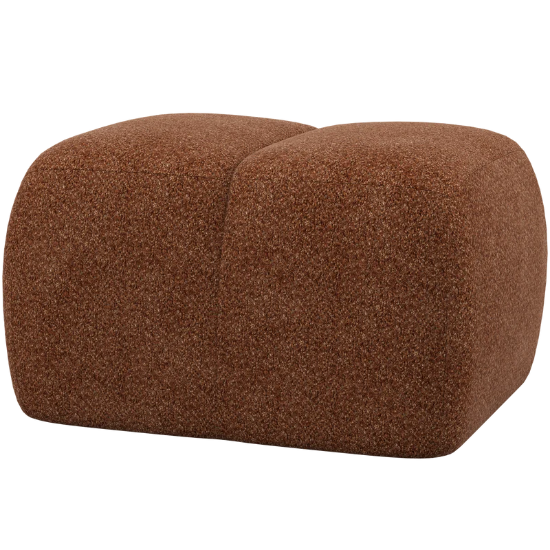 Mojo pouf rostbraun
