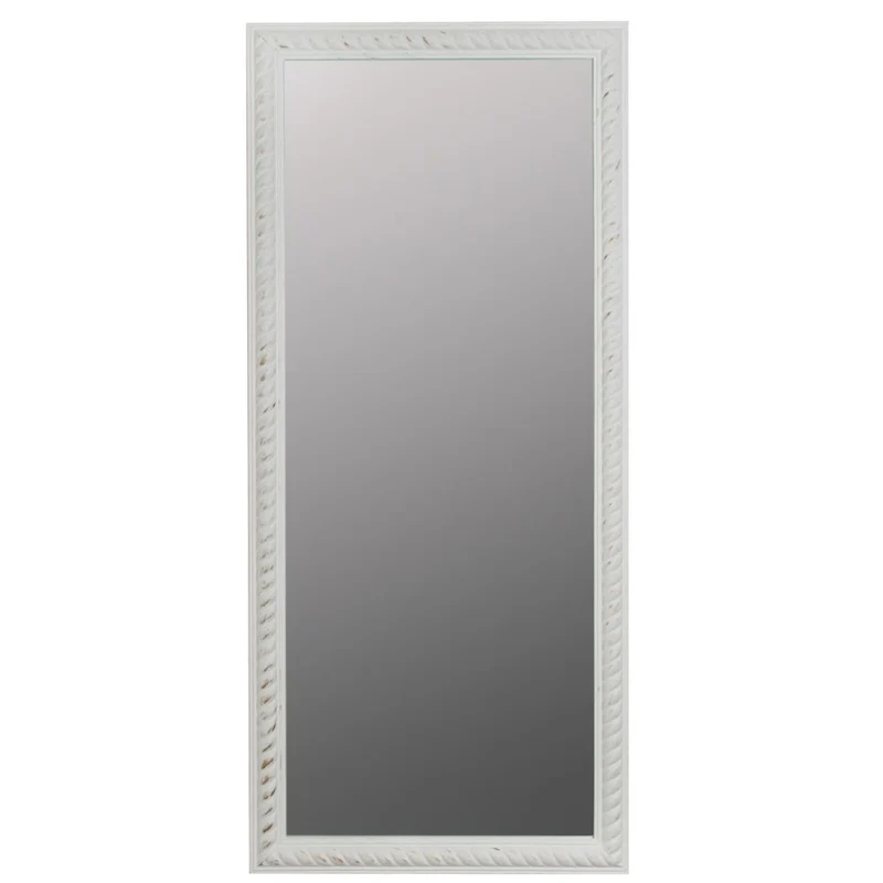 Traumhafter Spiegel MIRA 162x72cm antik-weiss Facette