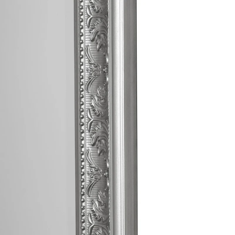 Traumhafter Spiegel FIORAL 82x62cm antik-silber Facette