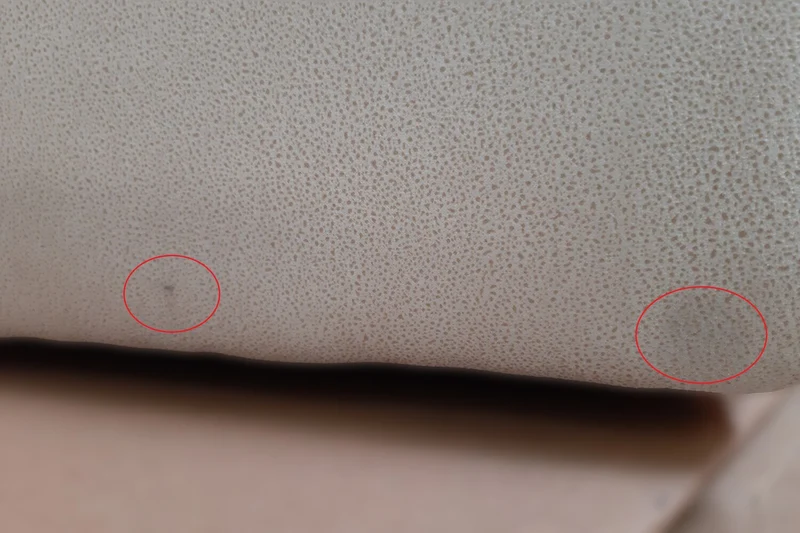 B-Ware KAWOLA Stuhl Loui Sessel drehbar Microfaser Esszimmerstuhl hellgrau