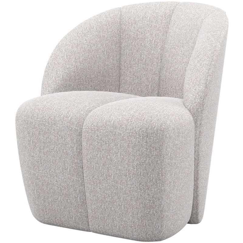Mojo drehfauteuil bouclé ecru melange