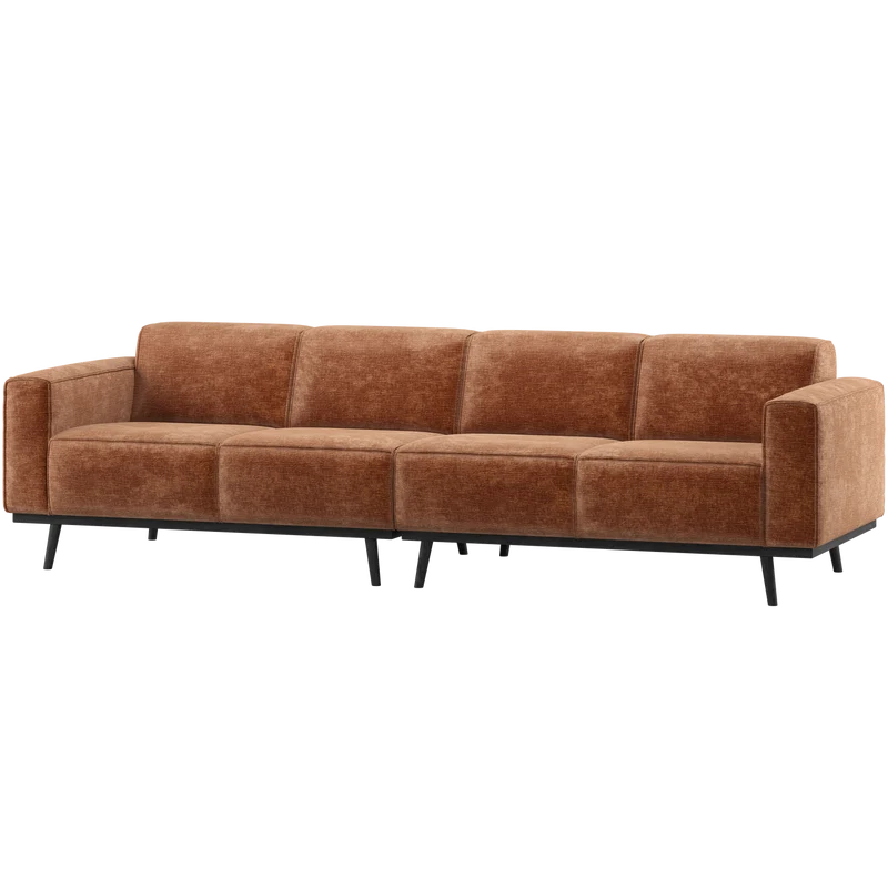 Statement 4-sitzer sofa 280 cm chenille samt terra