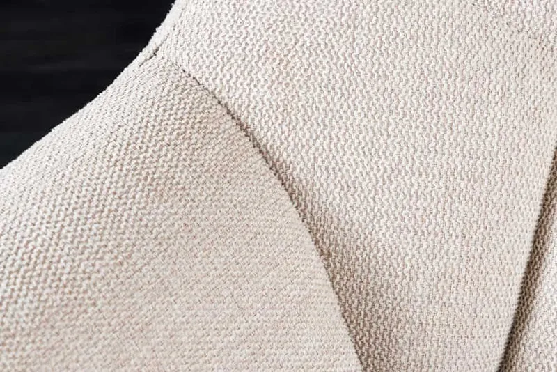 Moderne Sitzbank LYON 165cm mit Lehnen champagner beige