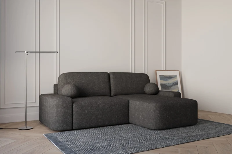 Ecksofa – Oval – Bezug Arena, Schlaffunktion 140 × 200 cm