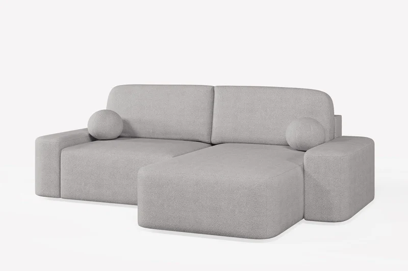 Ecksofa – Oval – Bezug Arena, Schlaffunktion 140 × 200 cm