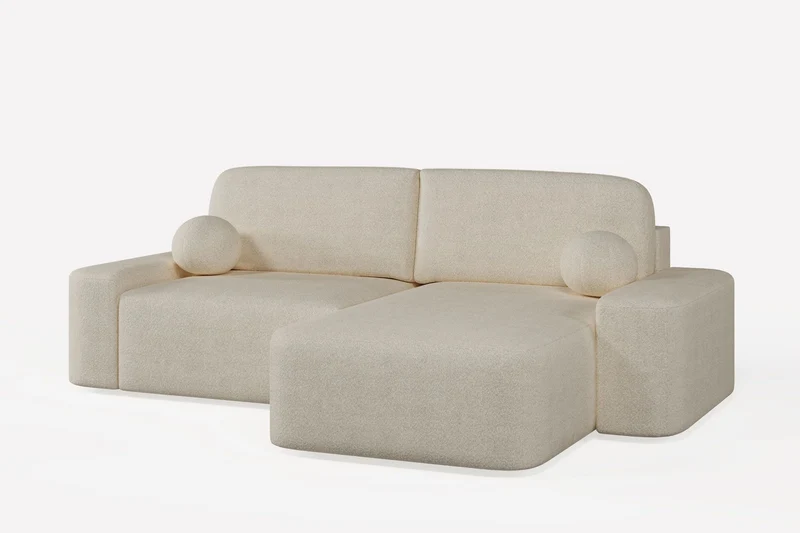 Ecksofa – Oval – Bezug Arena, Schlaffunktion 140 × 200 cm