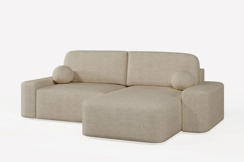 Ecksofa – Oval – Bezug Arena, Schlaffunktion 140 × 200 cm