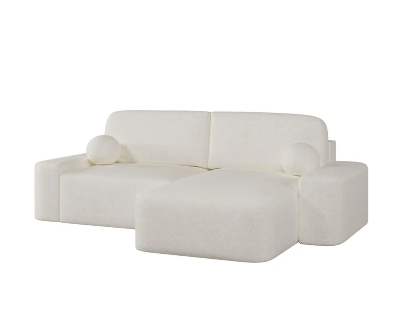 Ecksofa – Oval – Bezug Arena, Schlaffunktion 140 × 200 cm