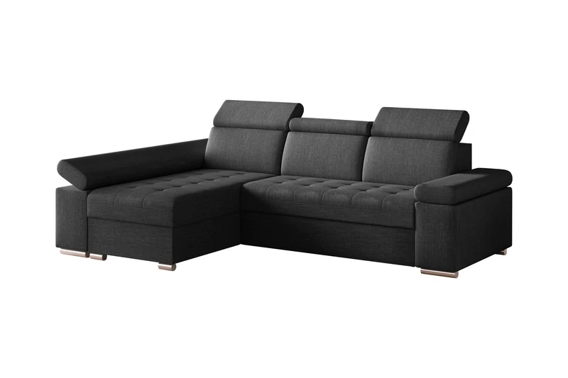 Ecksofa – Toronto – Schlafsofa mit Delfin-Mechanismus & Bettkasten