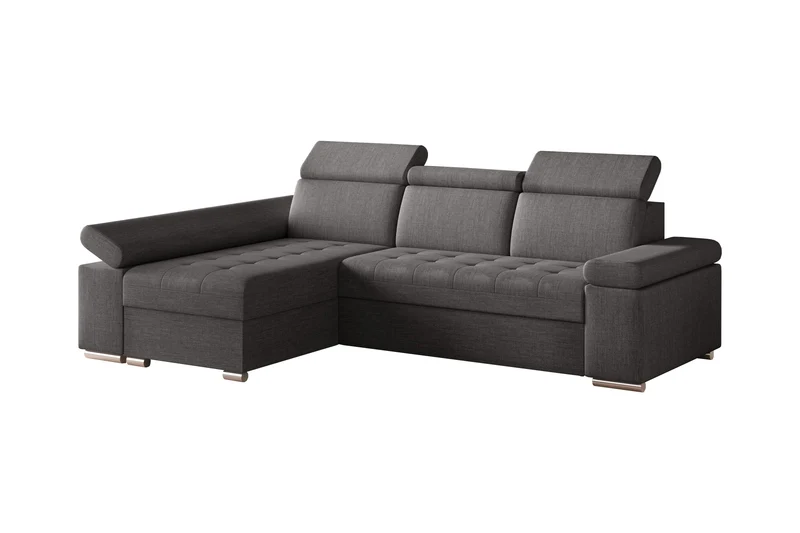 Ecksofa – Toronto – Schlafsofa mit Delfin-Mechanismus & Bettkasten