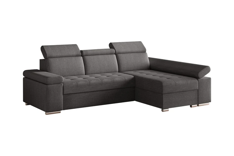 Ecksofa – Toronto – Schlafsofa mit Delfin-Mechanismus & Bettkasten