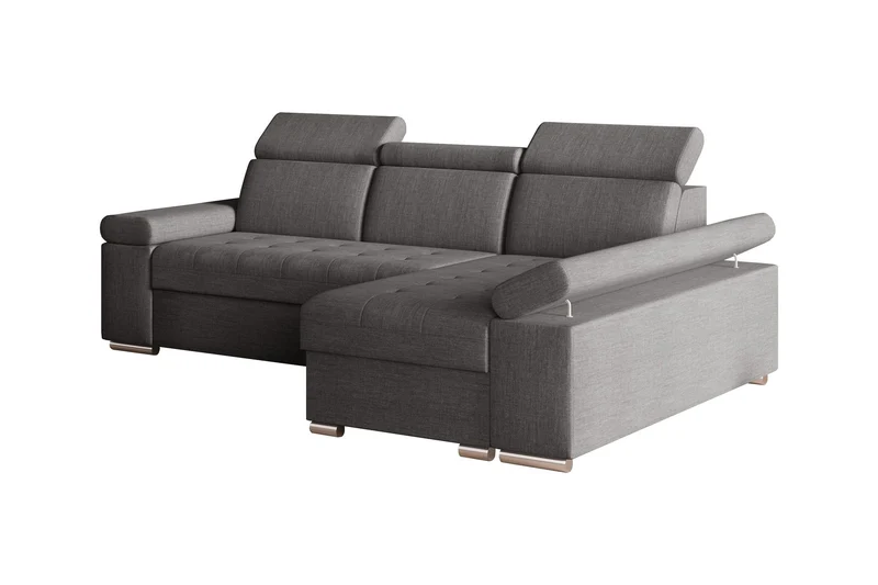 Ecksofa – Toronto – Schlafsofa mit Delfin-Mechanismus & Bettkasten