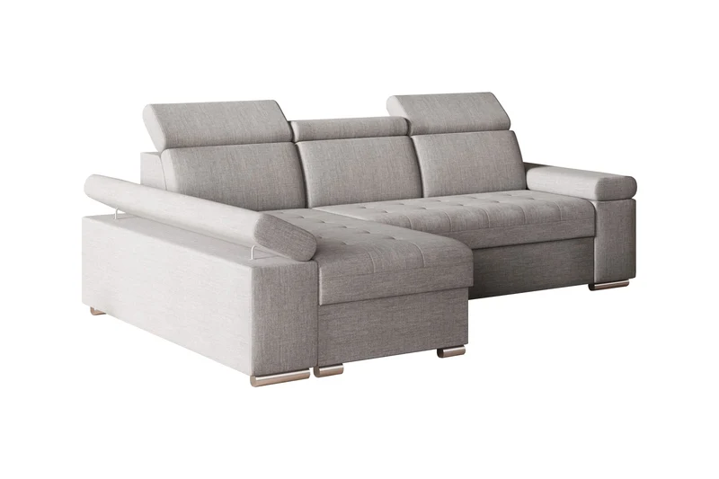 Ecksofa – Toronto – Schlafsofa mit Delfin-Mechanismus & Bettkasten