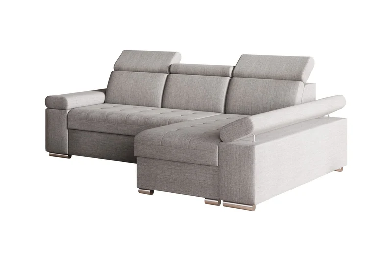 Ecksofa – Toronto – Schlafsofa mit Delfin-Mechanismus & Bettkasten