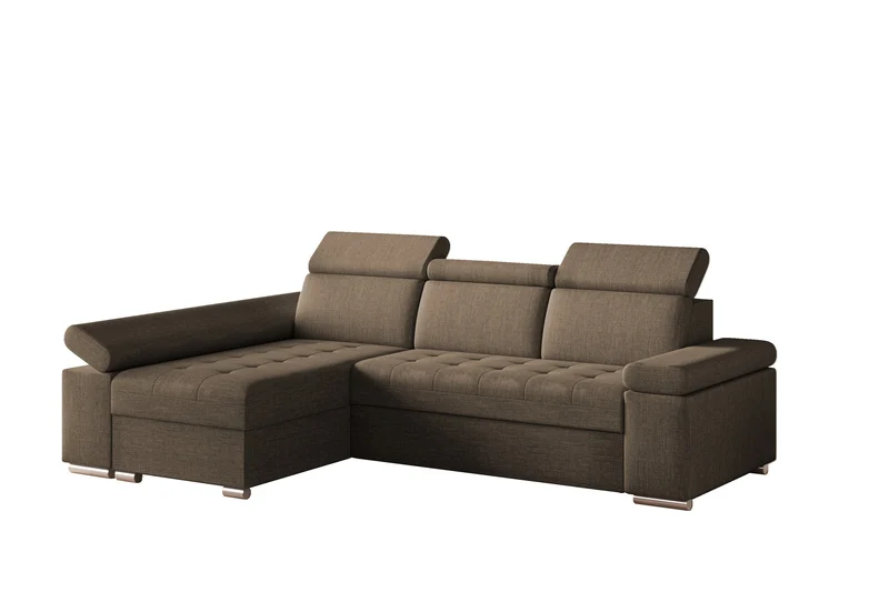 Ecksofa – Toronto – Schlafsofa mit Delfin-Mechanismus & Bettkasten