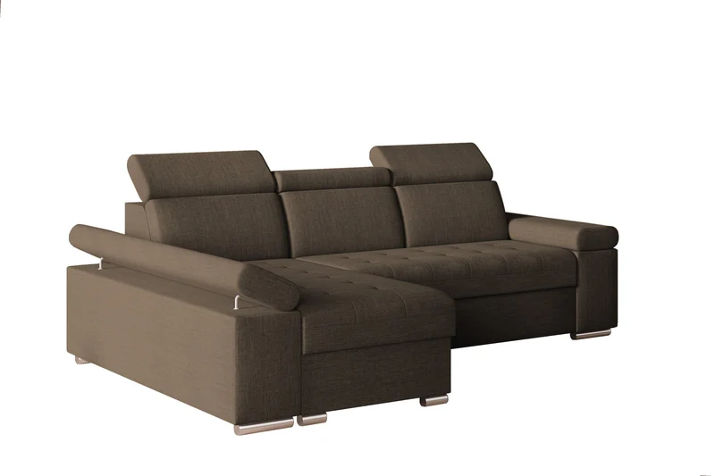 Ecksofa – Toronto – Schlafsofa mit Delfin-Mechanismus & Bettkasten