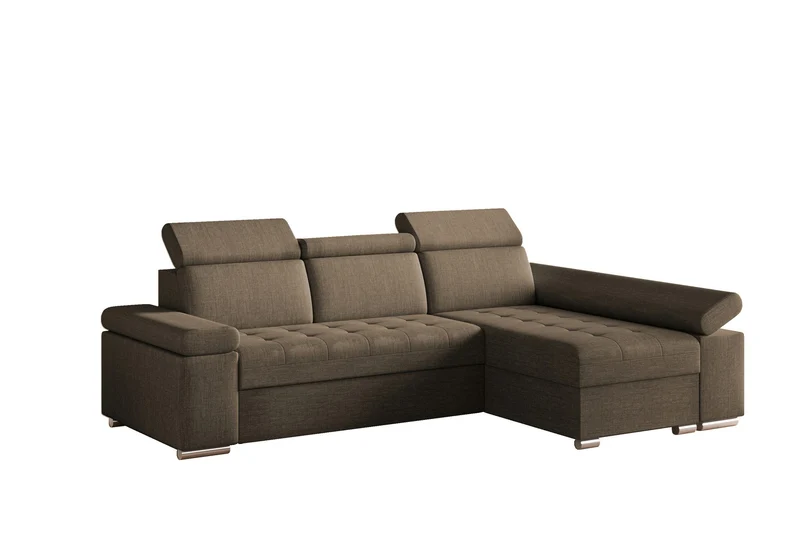 Ecksofa – Toronto – Schlafsofa mit Delfin-Mechanismus & Bettkasten