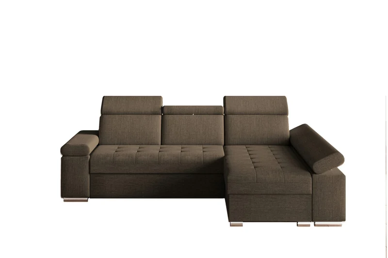 Ecksofa – Toronto – Schlafsofa mit Delfin-Mechanismus & Bettkasten
