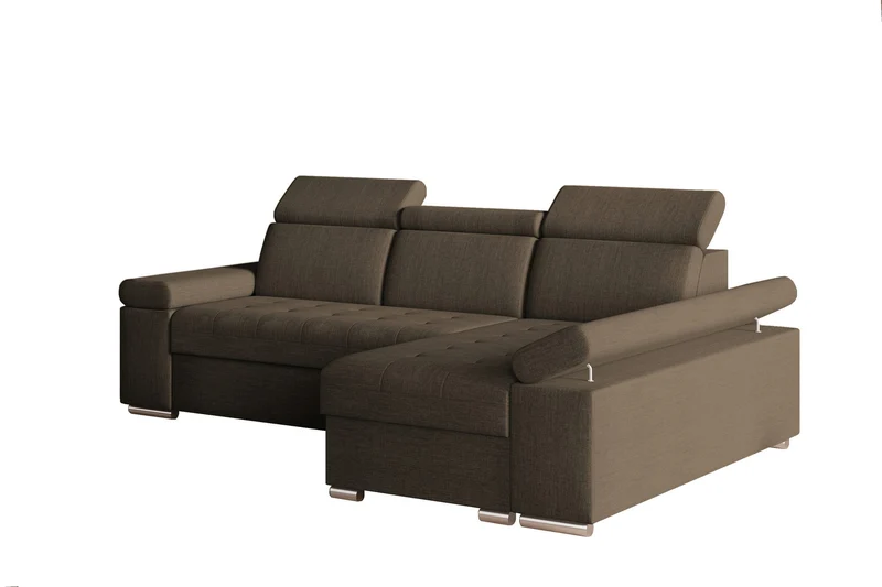Ecksofa – Toronto – Schlafsofa mit Delfin-Mechanismus & Bettkasten