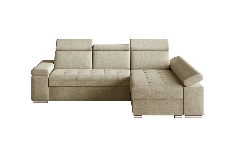 Ecksofa – Toronto – Schlafsofa mit Delfin-Mechanismus & Bettkasten