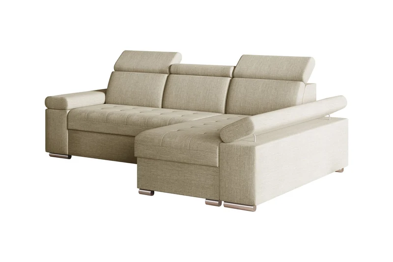 Ecksofa – Toronto – Schlafsofa mit Delfin-Mechanismus & Bettkasten
