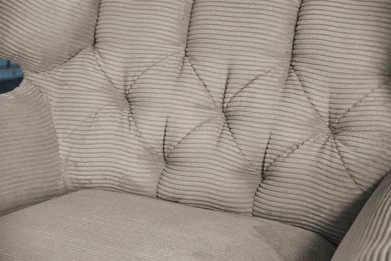 KAWOLA Longseat CHARME Cord steingrau