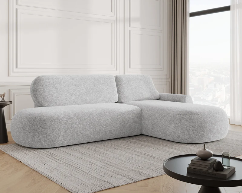 Ecksofa – Diune – Modernes Schlafsofa mit Bettkasten & großer Liegefläche