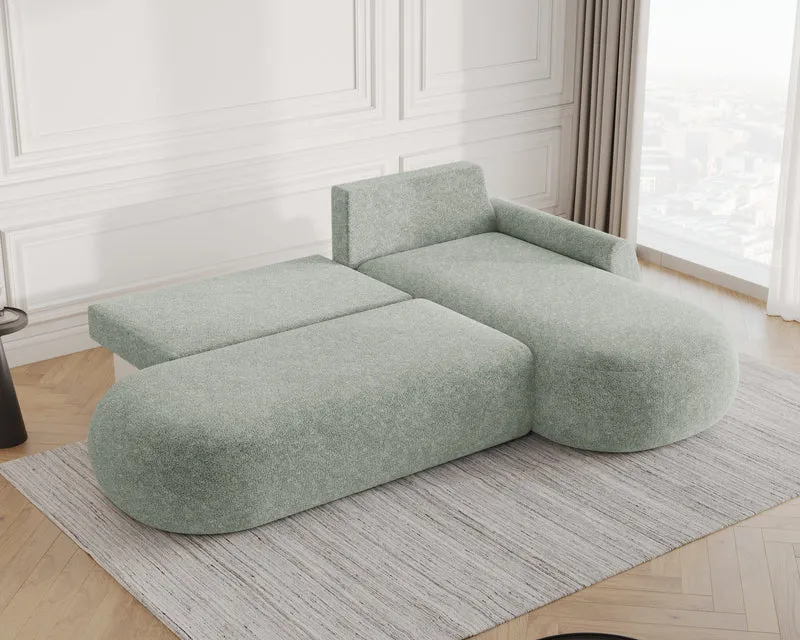 Ecksofa – Diune – Modernes Schlafsofa mit Bettkasten & großer Liegefläche