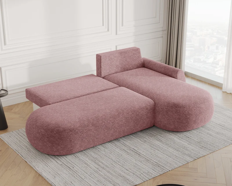 Ecksofa – Diune – Modernes Schlafsofa mit Bettkasten & großer Liegefläche