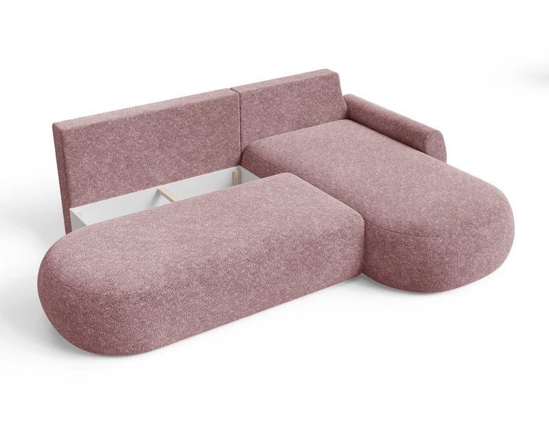 Ecksofa – Diune – Modernes Schlafsofa mit Bettkasten & großer Liegefläche