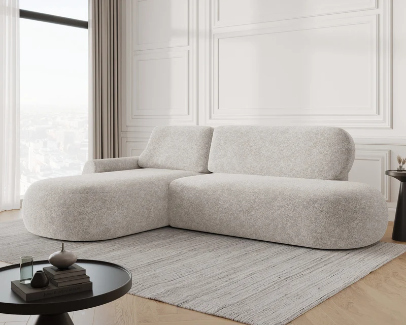 Ecksofa – Diune – Modernes Schlafsofa mit Bettkasten & großer Liegefläche