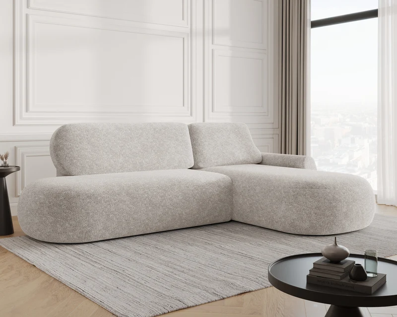 Ecksofa – Diune – Modernes Schlafsofa mit Bettkasten & großer Liegefläche