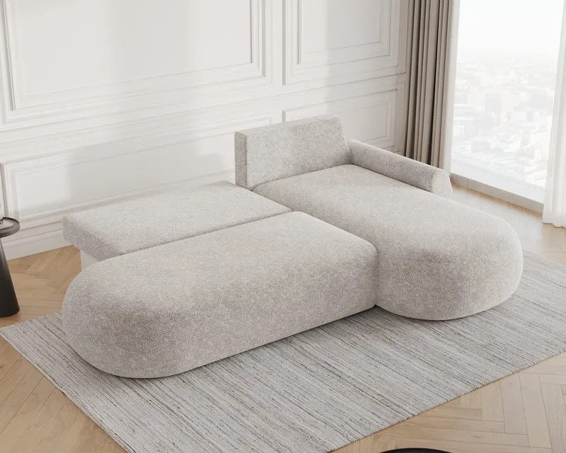 Ecksofa – Diune – Modernes Schlafsofa mit Bettkasten & großer Liegefläche