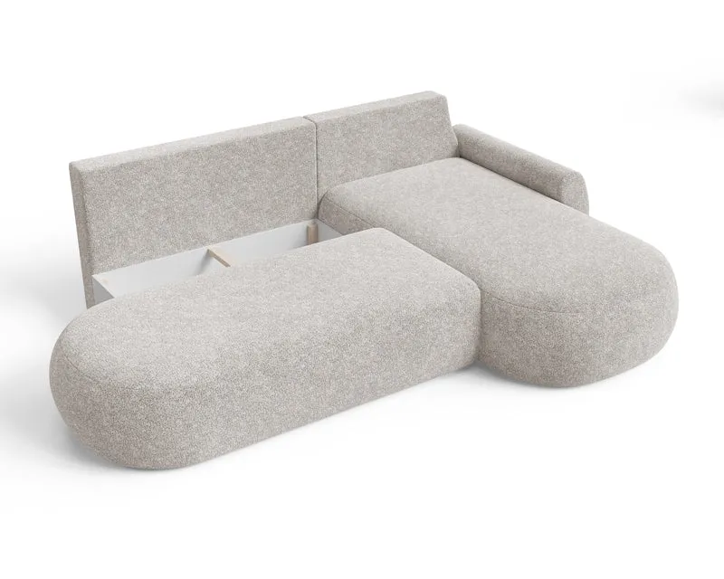 Ecksofa – Diune – Modernes Schlafsofa mit Bettkasten & großer Liegefläche