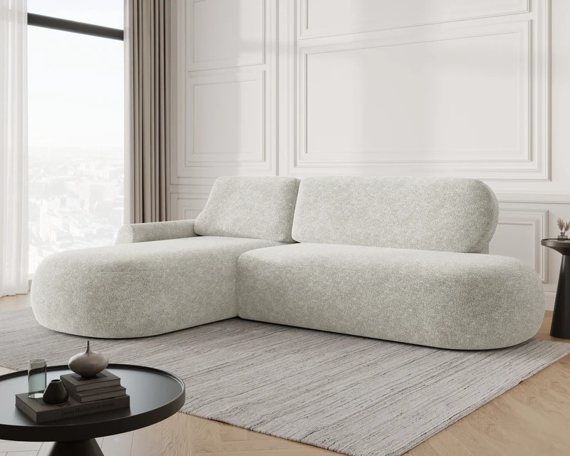 Ecksofa – Diune – Modernes Schlafsofa mit Bettkasten & großer Liegefläche