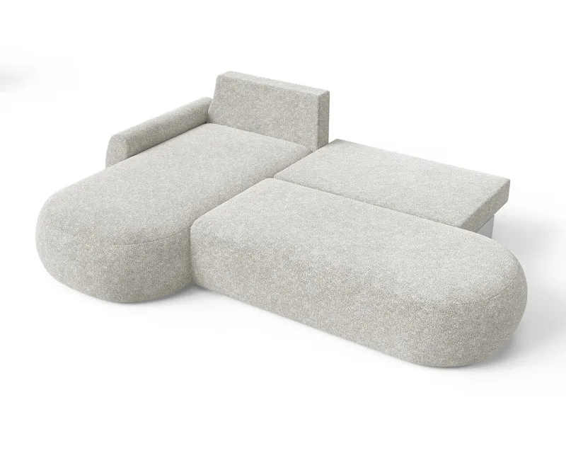 Ecksofa – Diune – Modernes Schlafsofa mit Bettkasten & großer Liegefläche